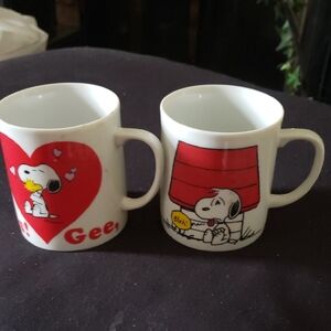 Snoopy Themed Ceramic Mugs
